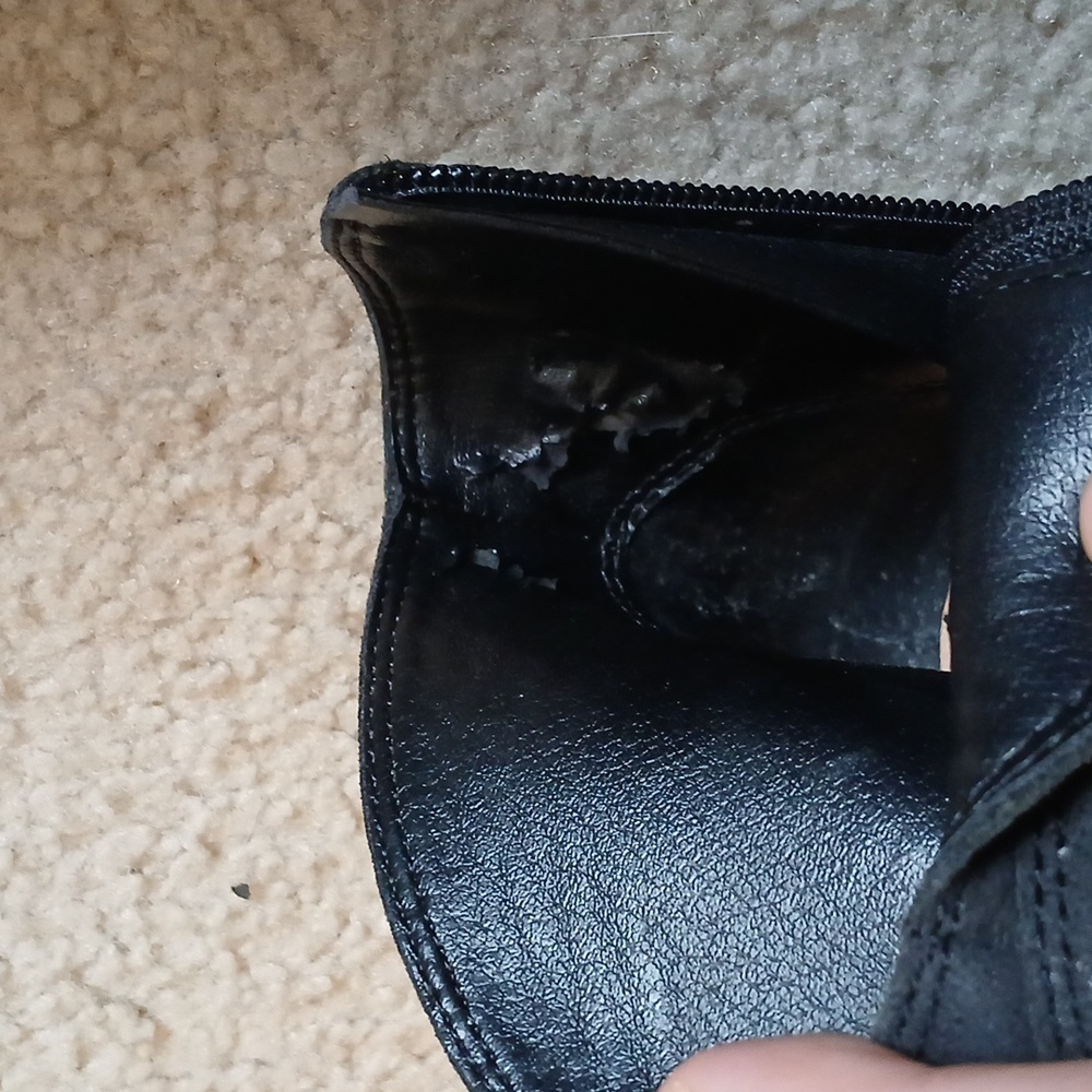 Lucky Brand Black Leather Ankle Boots - Picture 7 of 8